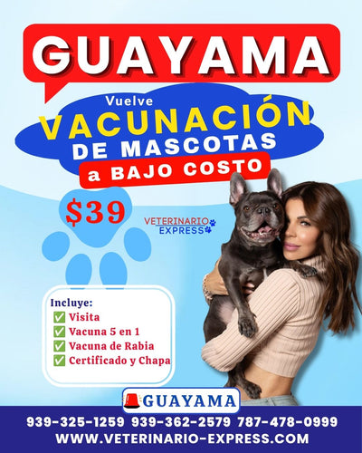 GUAYAMA PAQUETE DE VACUNAS